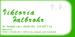 viktoria halbrohr business card